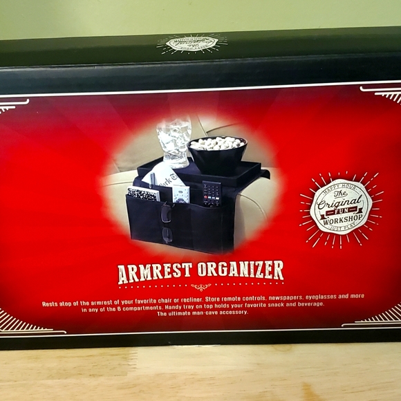 Armrest Organizer 6 Compartments with Arm Tray - Picture 5 of 8